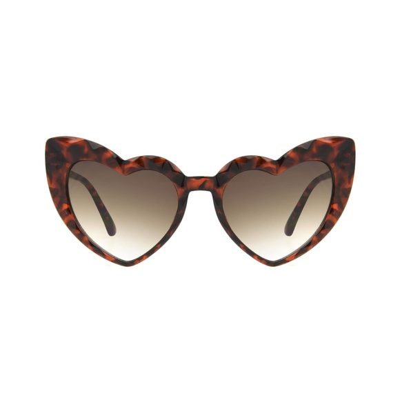 Betsey Johnson Women's Brea Sunglasses Heart - Picture 2 of 5